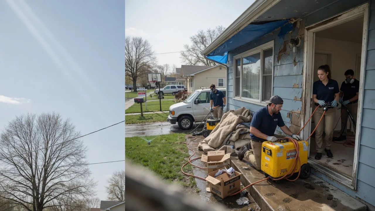 Basement Flood Cleanup in Worley, ID near me